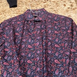 Express dress shirt.  Mens small extra slim 14-14.5 neck.   Stretch. Like new